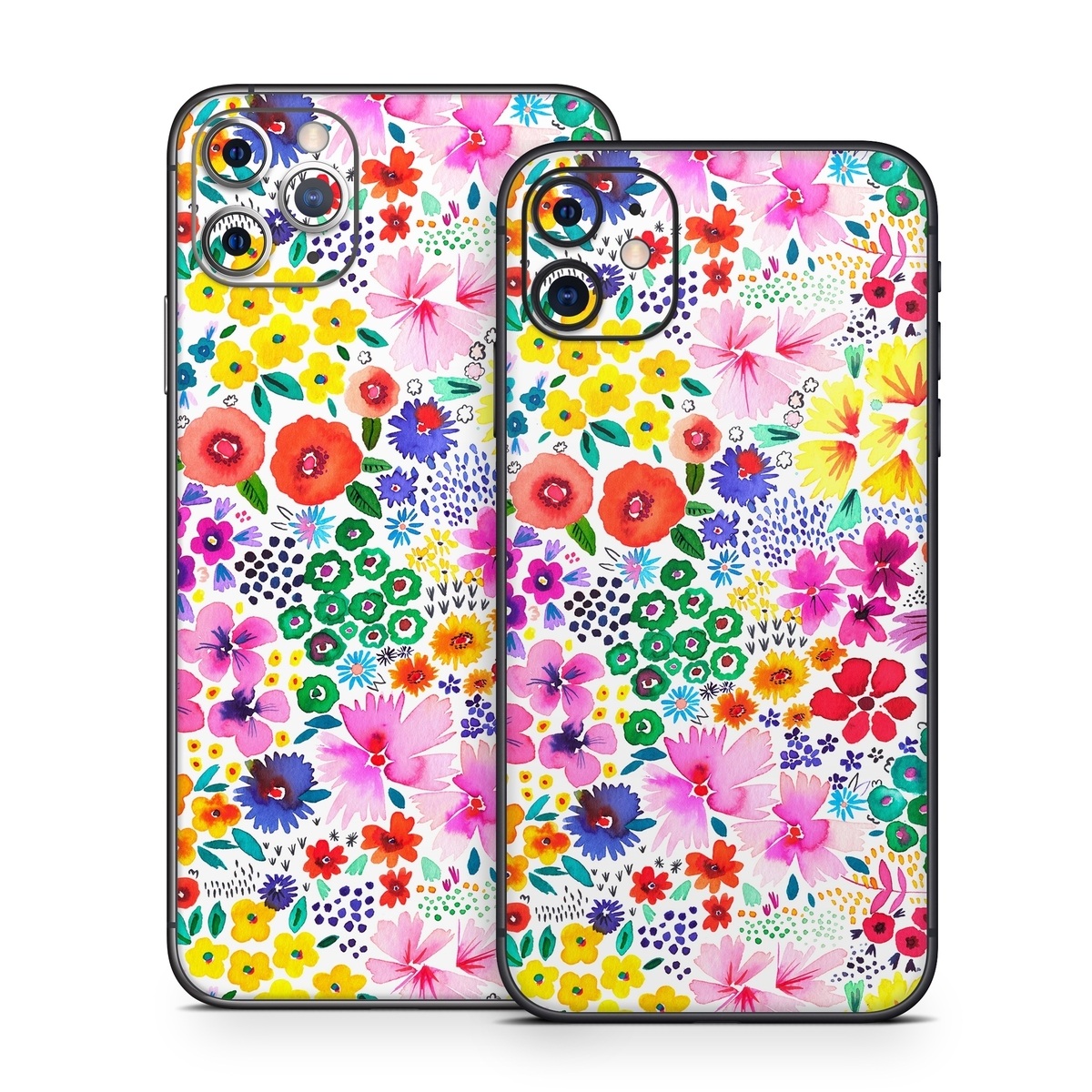 Apple iPhone 11 Skin - Artful Little Flowers (Image 1)
