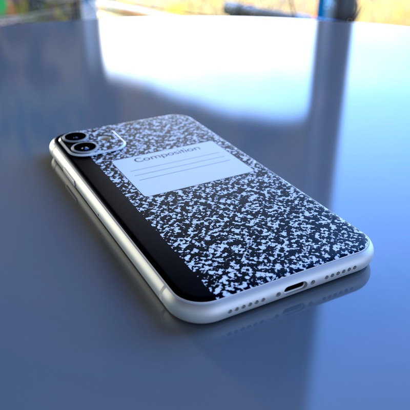 Apple iPhone 11 Skin - Composition Notebook (Image 4)