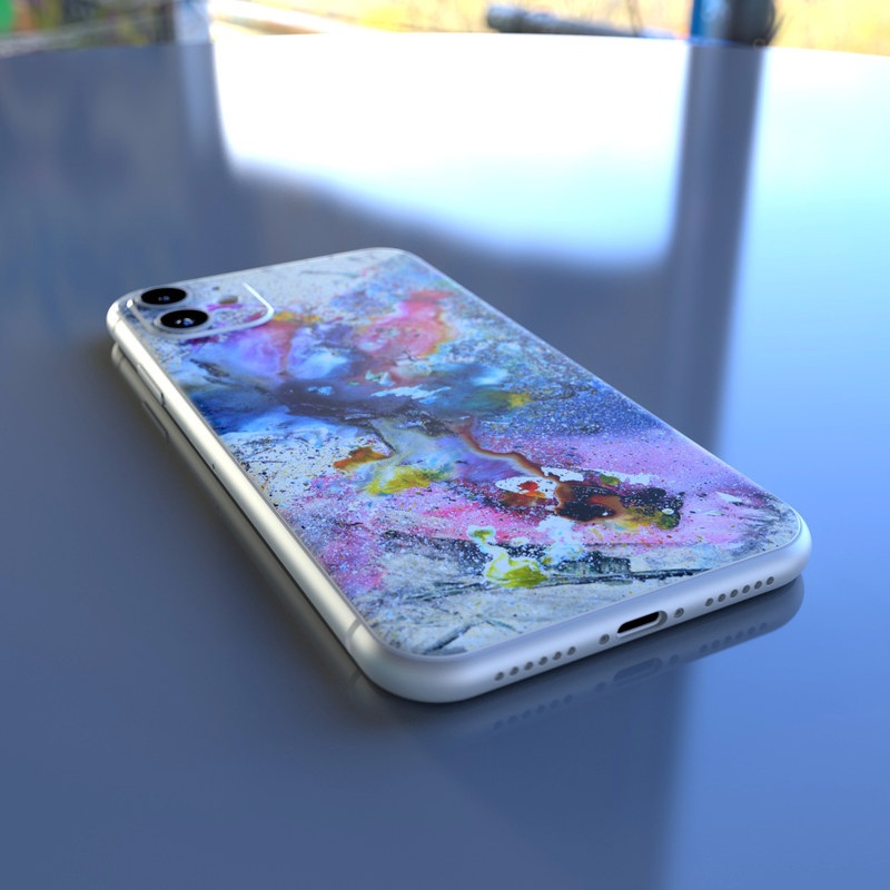 Apple iPhone 11 Skin - Cosmic Flower (Image 4)