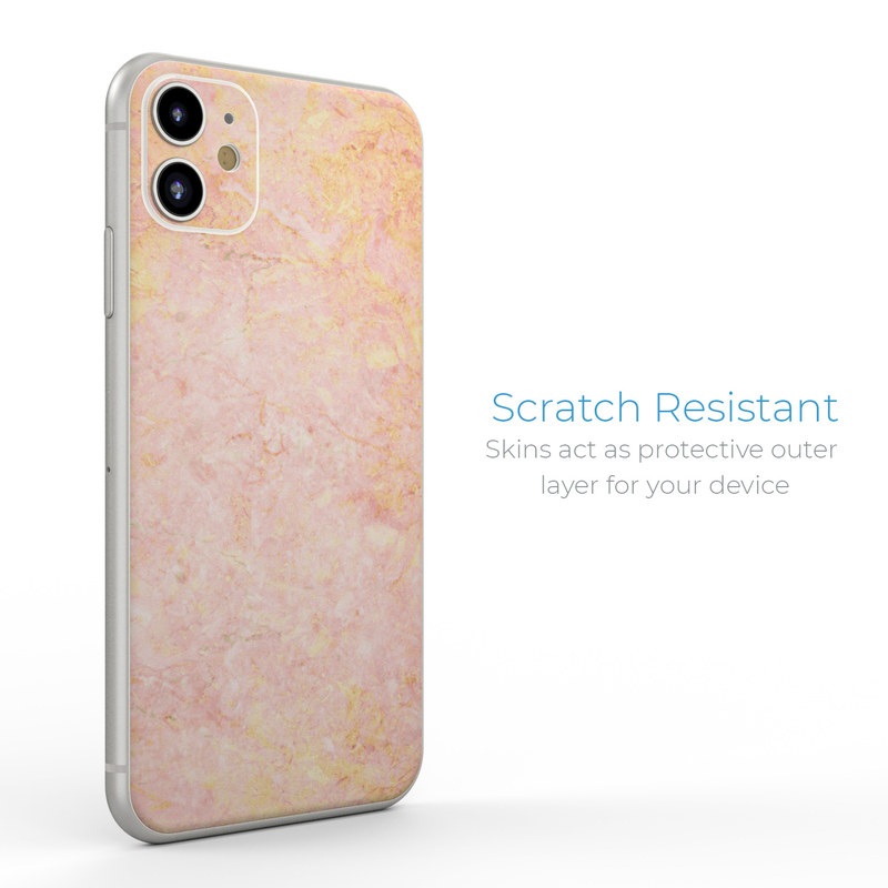 Apple iPhone 11 Skin - Rose Gold Marble by Marble Collection | DecalGirl