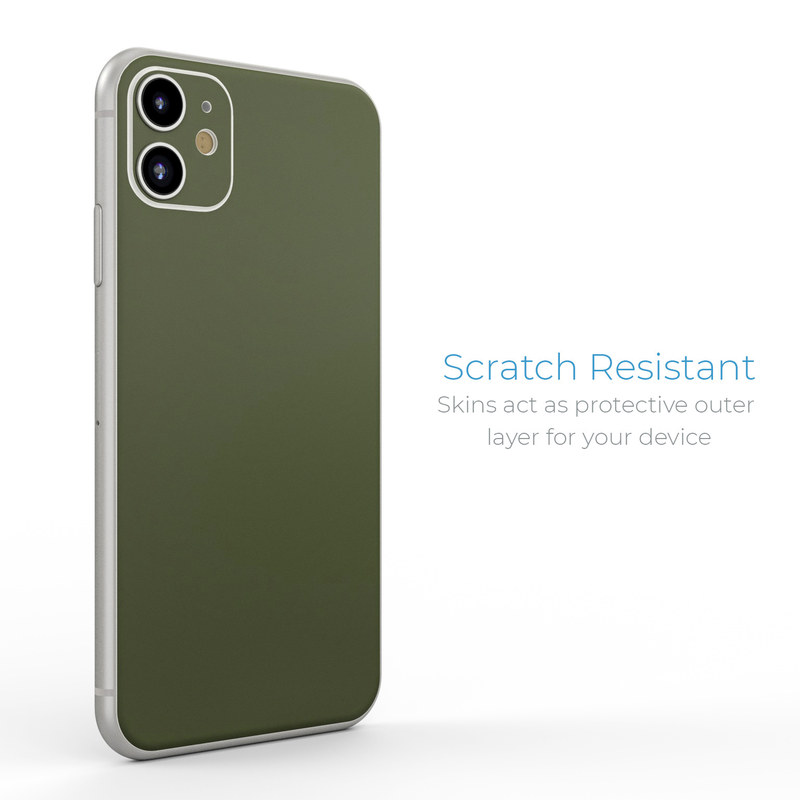 Apple iPhone 11 Skin - Solid State Olive Drab (Image 2)