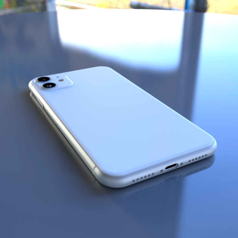 Apple iPhone 11 Skin - Solid State White (Image 4)
