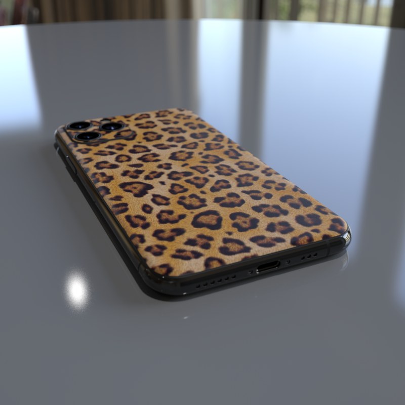 Apple iPhone 11 Pro Skin - Leopard Spots (Image 4)