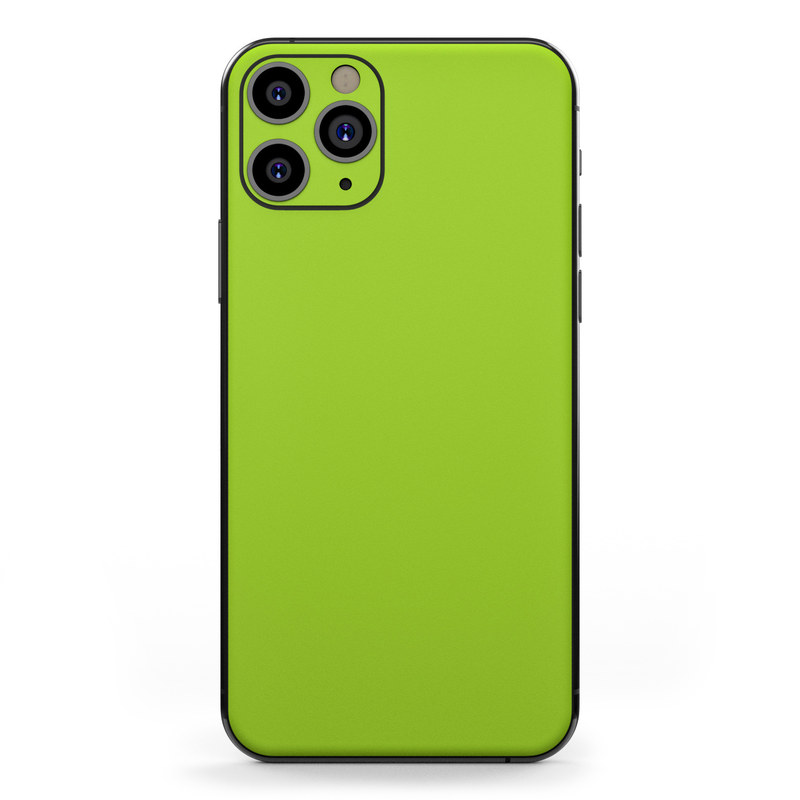 Apple iPhone 11 Pro Skin - Solid State Lime (Image 1)