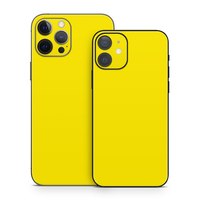 Apple iPhone 12 Skin - Solid State Yellow (Image 1)