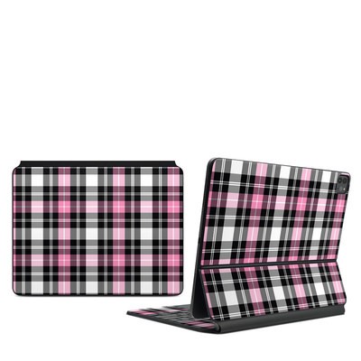 Apple Magic Keyboard (iPad Pro 12.9in, 4th Gen) Skin - Pink Plaid