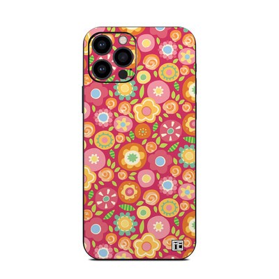 Apple iPhone 12 Pro Skin - Flowers Squished