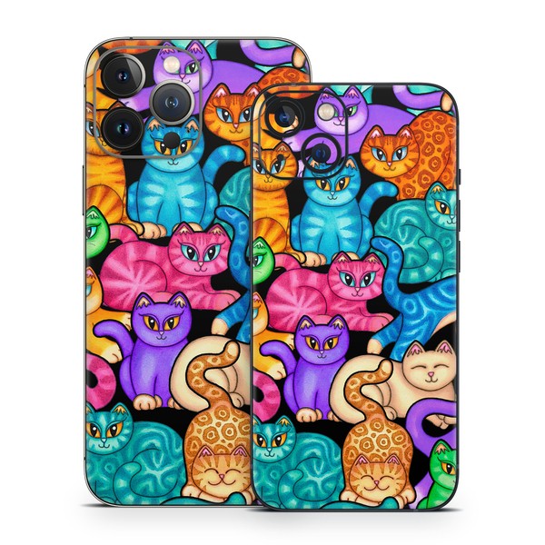 Apple iPhone 13 Skin - Colorful Kittens