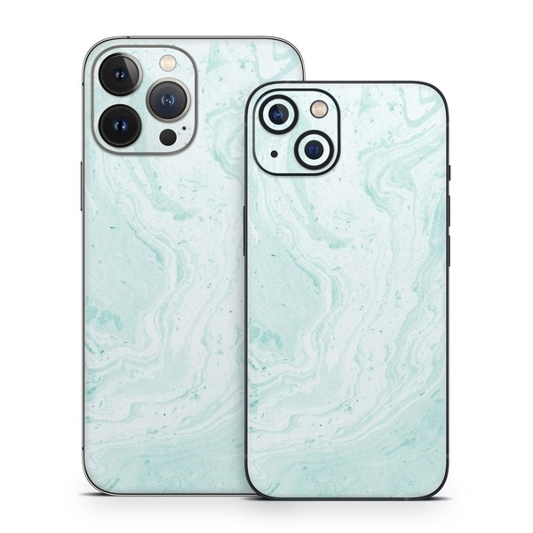 Apple iPhone 13 Skin - Winter Green Marble