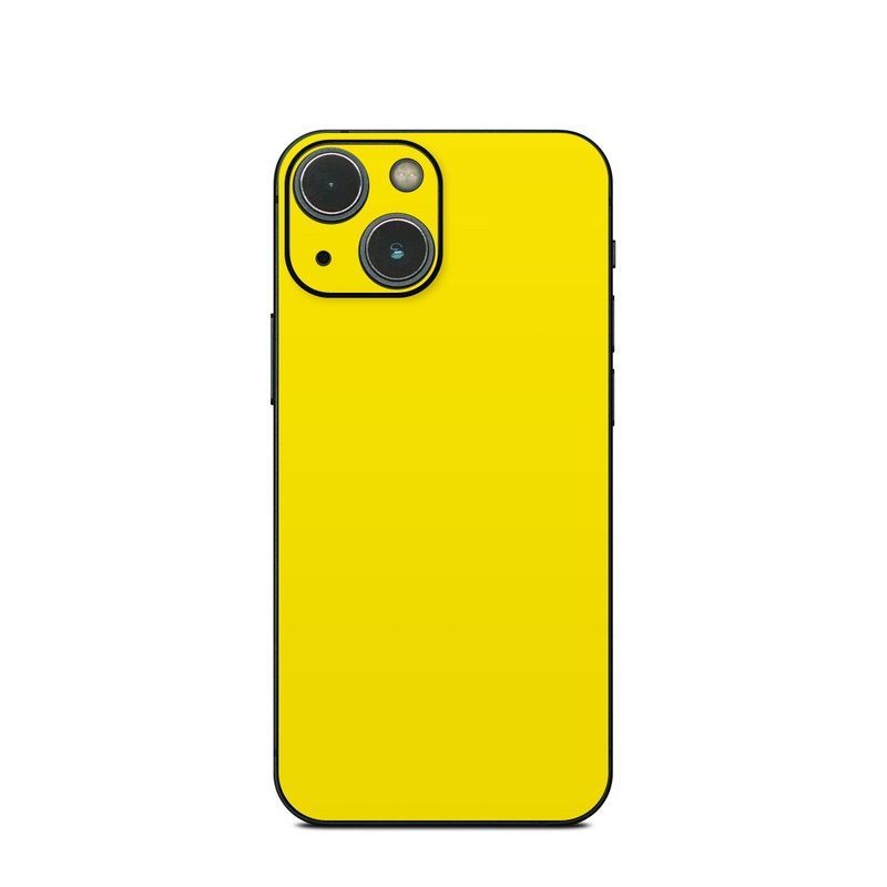 Apple iPhone 13 Mini Skin - Solid State Yellow (Image 1)