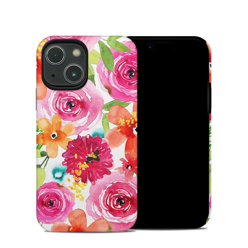 Apple iPhone 13 Mini Hybrid Case - Floral Pop (Image 1)