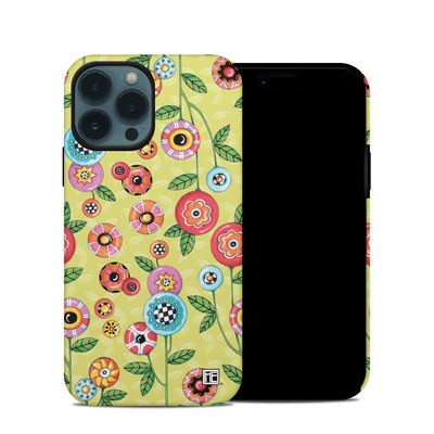 Apple iPhone 13 Pro Hybrid Case - Button Flowers