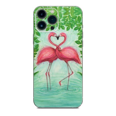 Apple iPhone 13 Pro Max Skin - Flamingo Love