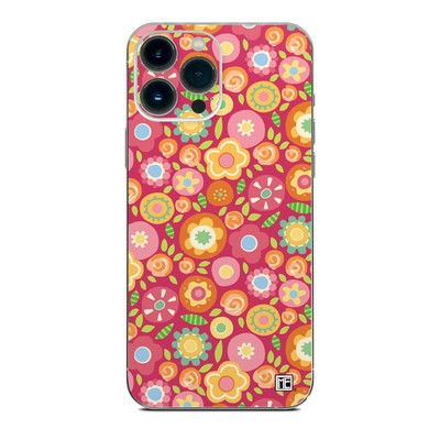 Apple iPhone 13 Pro Max Skin - Flowers Squished