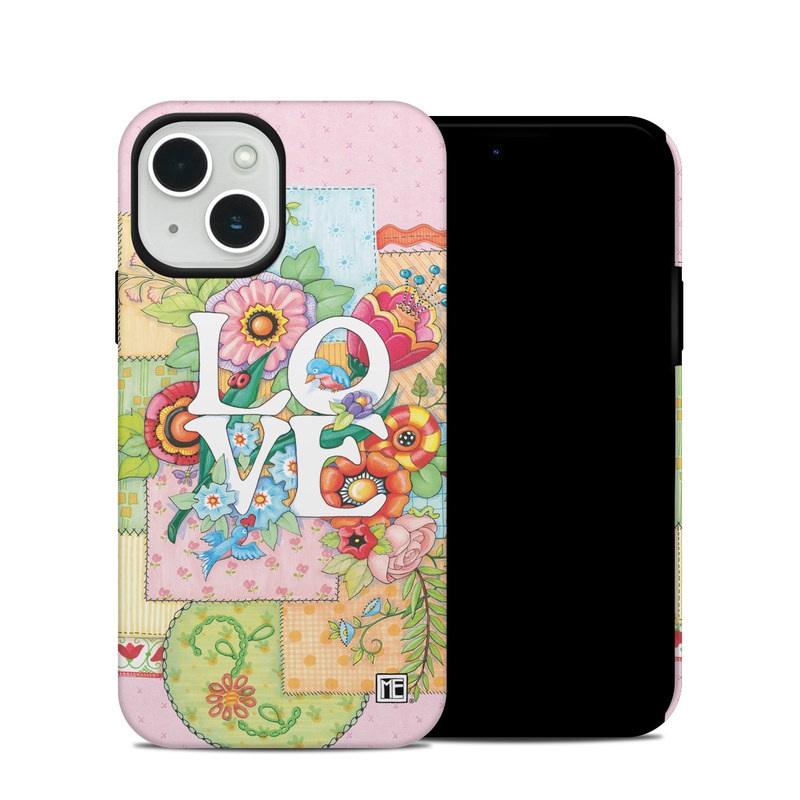 Apple iPhone 14 Hybrid Case - Love And Stitches (Image 1)