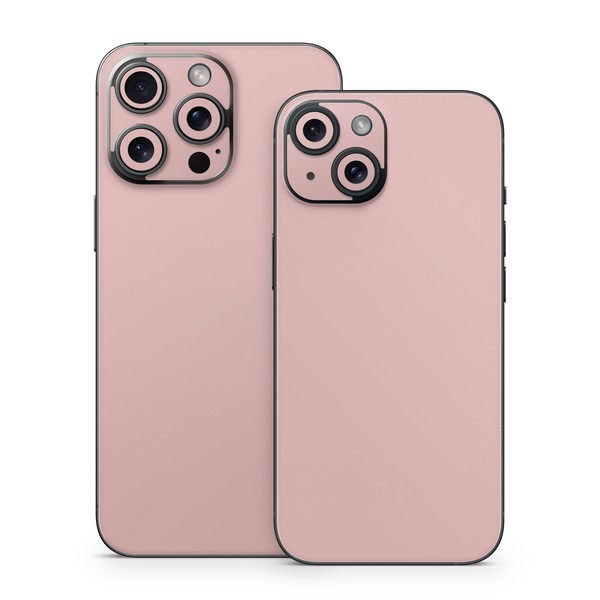 Apple iPhone 15 Skin - Solid State Faded Rose
