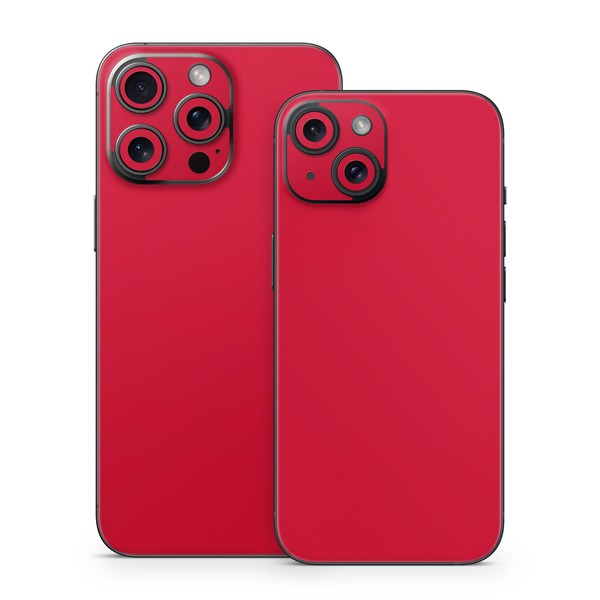 Apple iPhone 15 Skin - Solid State Red
