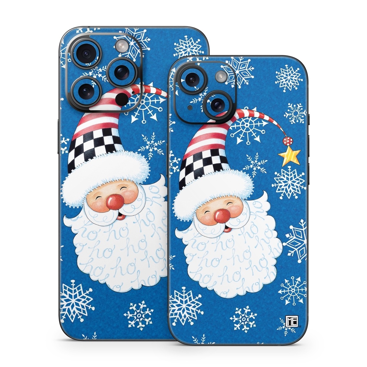Apple iPhone 15 Skin - Santa Snowflake (Image 1)