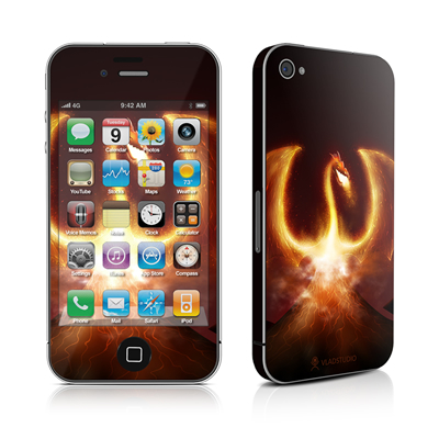 iPhone 4 Skin - Fire Dragon