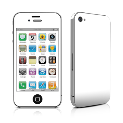 iPhone 4 Skin - Solid State White