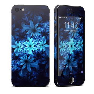 Apple iPhone 5S Skin - Luminous Flowers