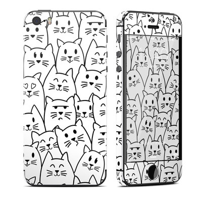 Apple iPhone 5S Skin - Moody Cats