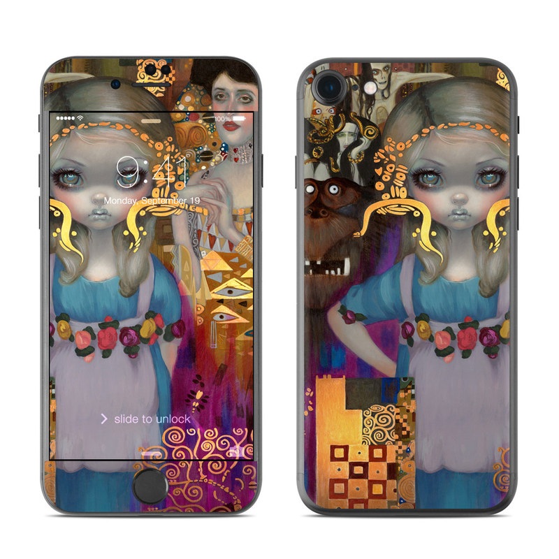 Apple iPhone 7 Skin - Alice in a Klimt Dream (Image 1)