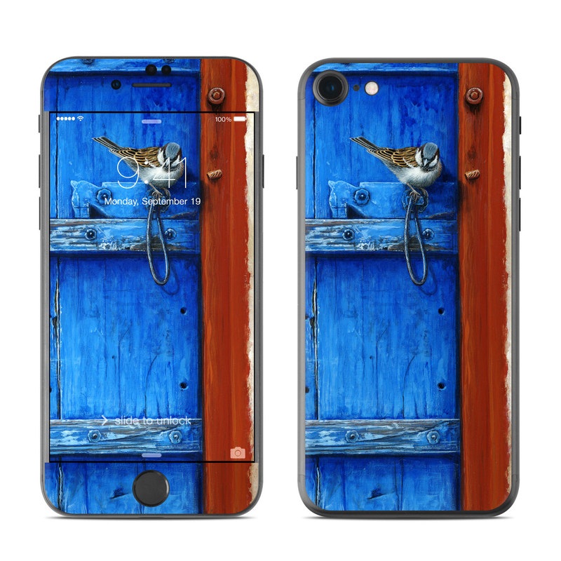 Apple iPhone 7 Skin - Blue Door (Image 1)