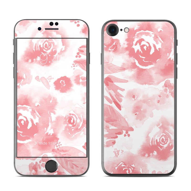 Apple iPhone 7 Skin - Washed Out Rose (Image 1)