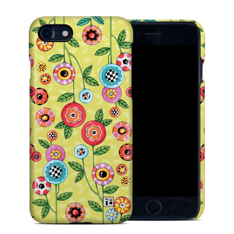 Apple iPhone 7 Clip Case - Button Flowers (Image 1)