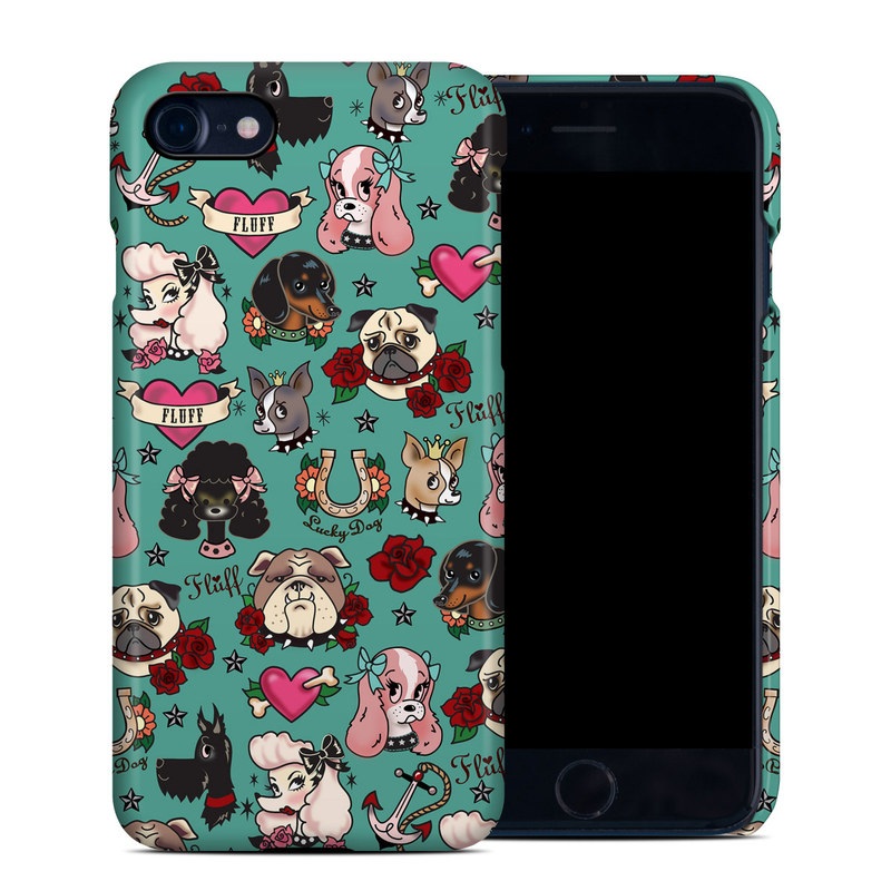 Apple iPhone 7 Clip Case - Tattoo Dogs (Image 1)