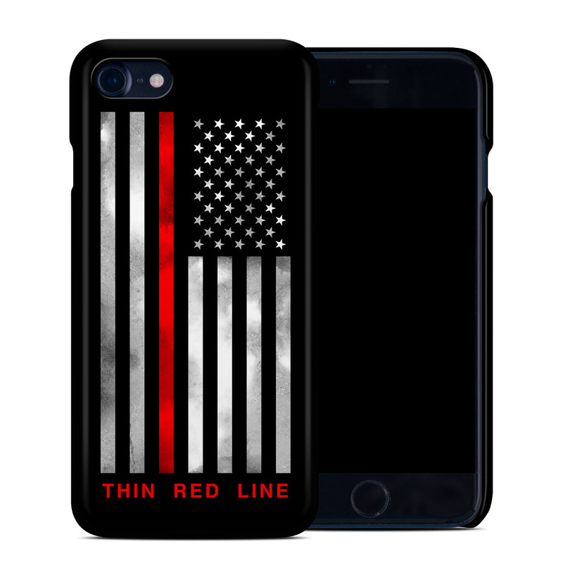 Apple iPhone 7 Clip Case - Thin Red Line (Image 1)