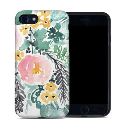 Apple iPhone 7 Hybrid Case - Blushed Flowers