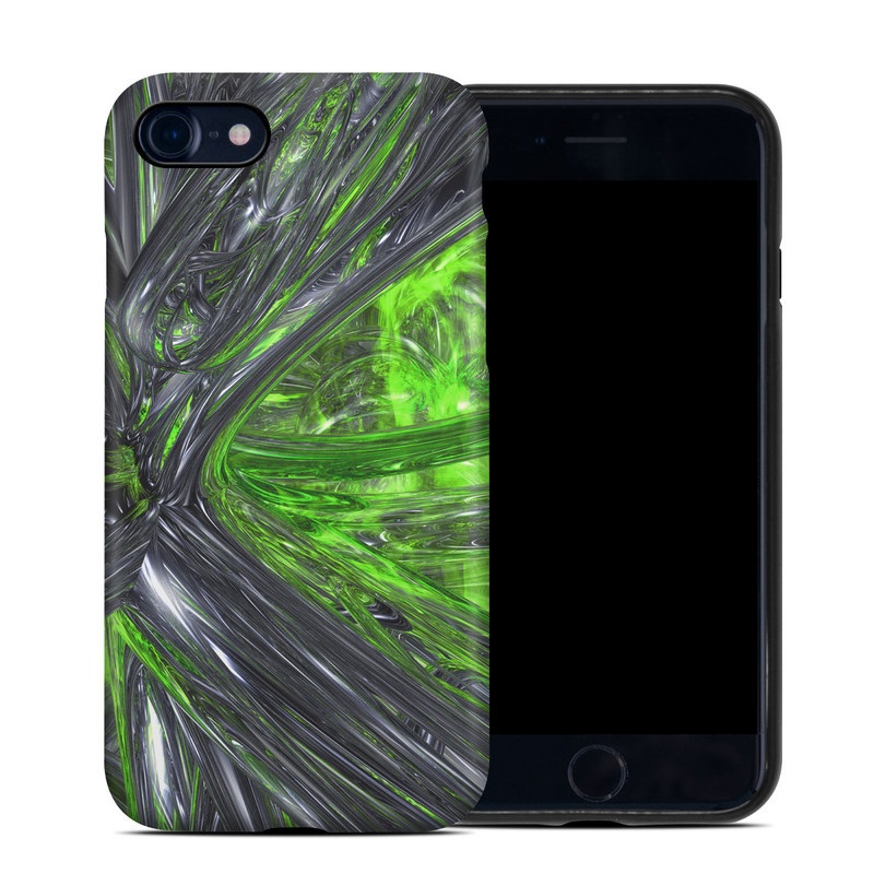 Apple iPhone 7 Hybrid Case - Emerald Abstract (Image 1)