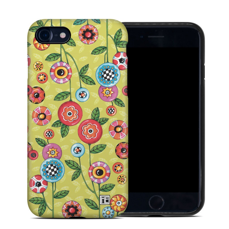 Apple iPhone 7 Hybrid Case - Button Flowers (Image 1)