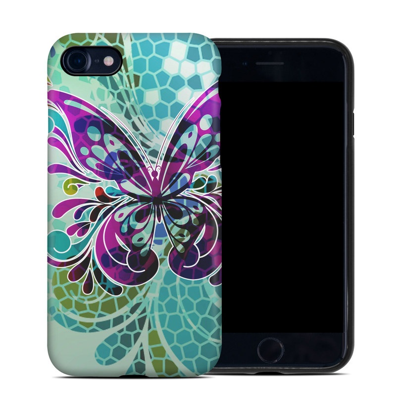 Apple iPhone 7 Hybrid Case - Butterfly Glass (Image 1)