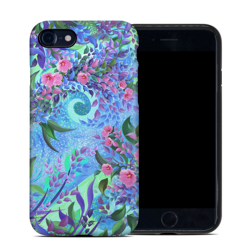 Apple iPhone 7 Hybrid Case - Lavender Flowers (Image 1)