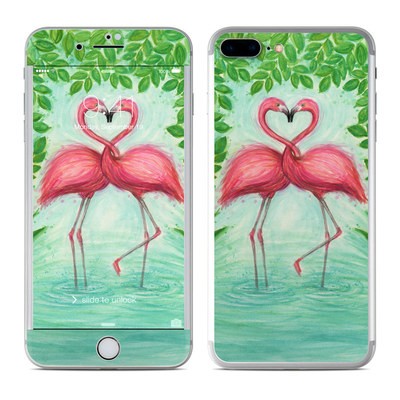 Apple iPhone 7 Plus Skin - Flamingo Love