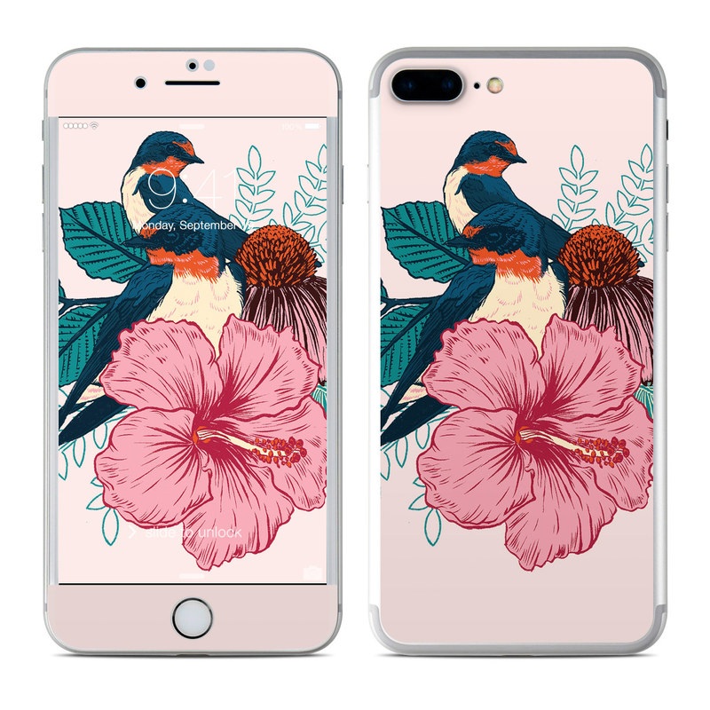 Apple iPhone 7 Plus Skin - Barn Swallows (Image 1)