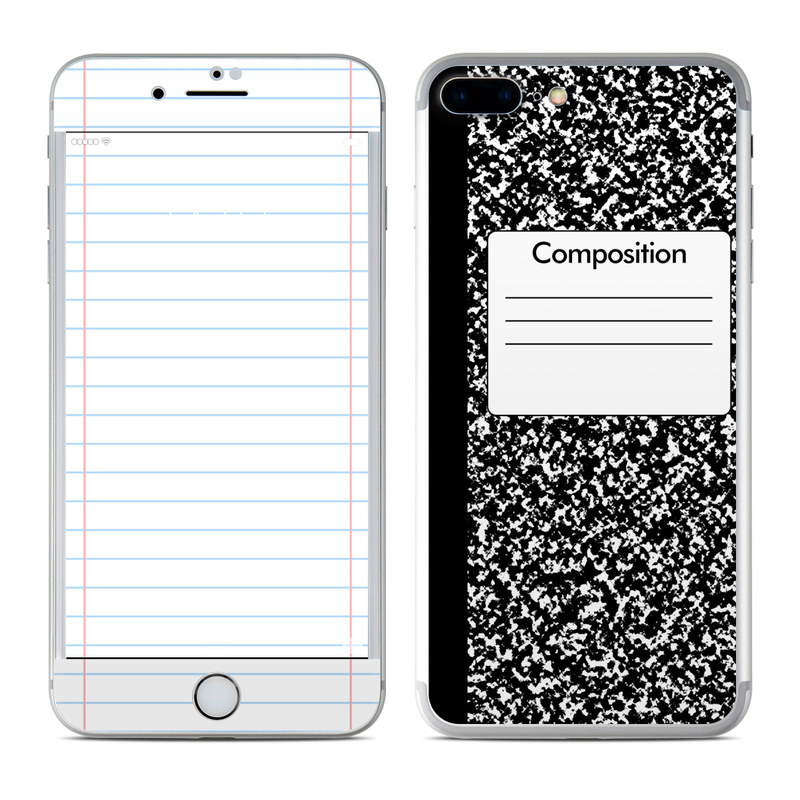 Apple iPhone 7 Plus Skin - Composition Notebook (Image 1)