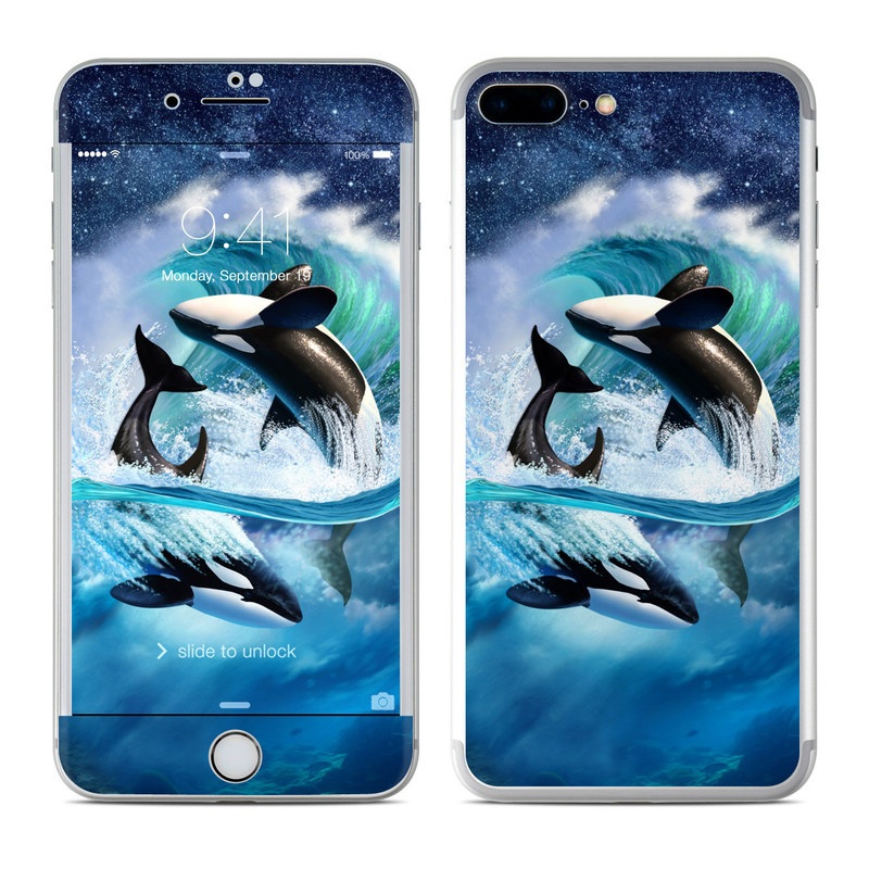 Apple iPhone 7 Plus Skin - Orca Wave (Image 1)