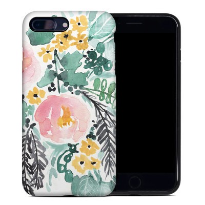 Apple iPhone 7 Plus Hybrid Case - Blushed Flowers