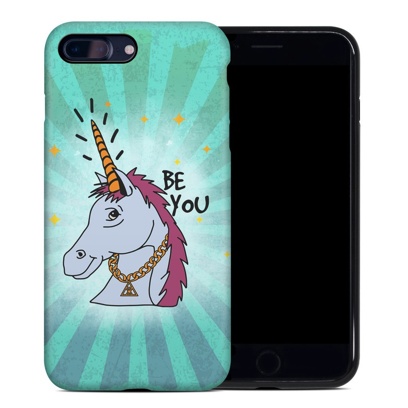 Apple iPhone 7 Plus Hybrid Case - Be You Unicorn (Image 1)