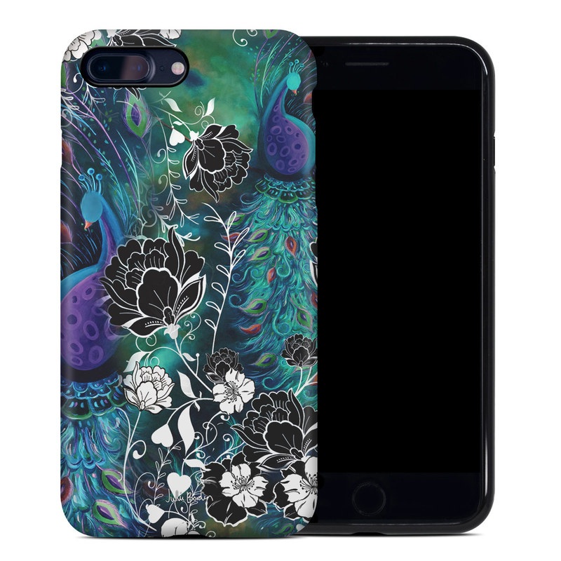Apple iPhone 7 Plus Hybrid Case - Peacock Garden (Image 1)