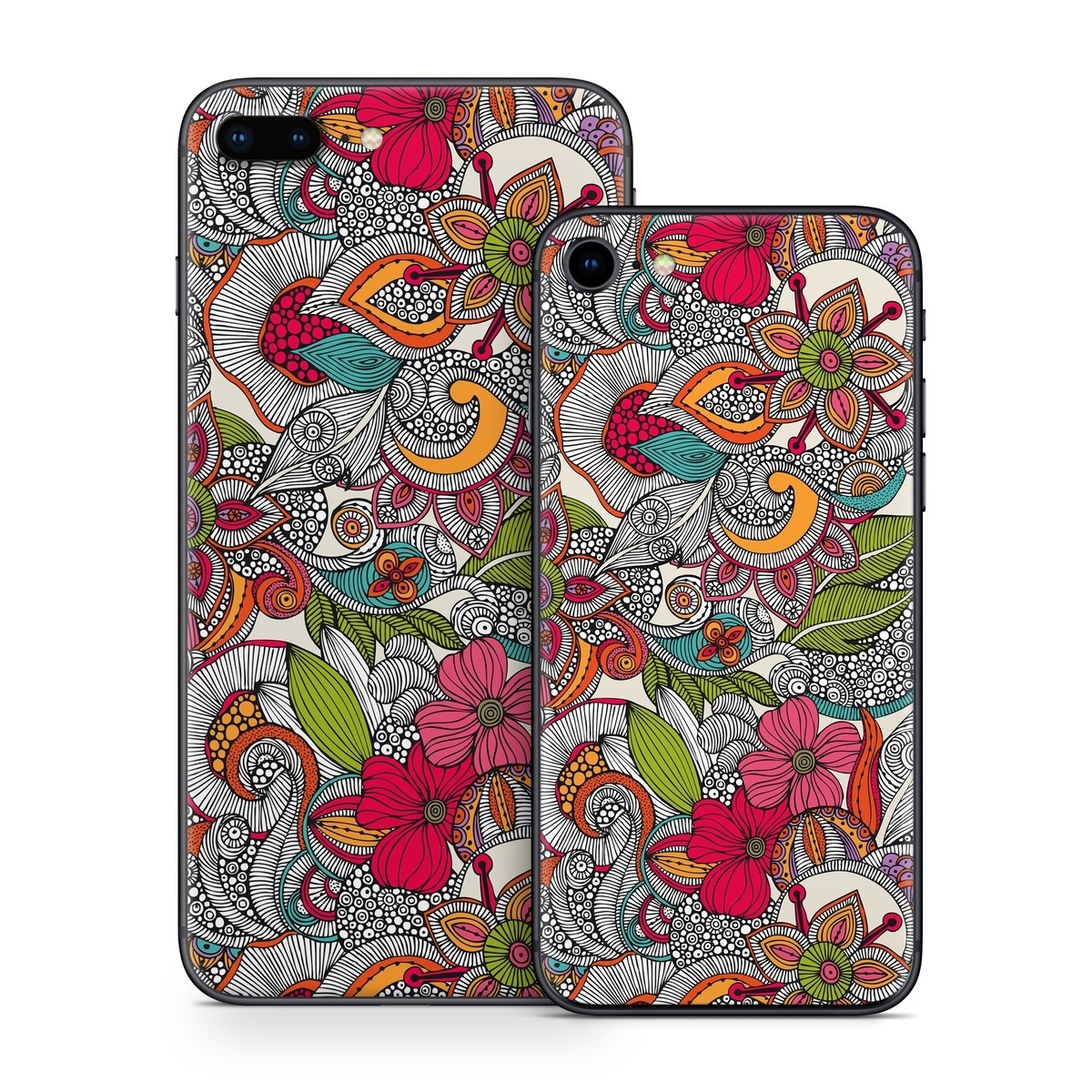 Download Apple iPhone 8 Skin - Doodles Color by Valentina Ramos ...