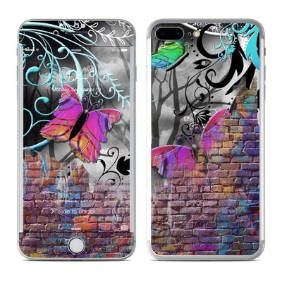 Apple iPhone 8 Plus Skin - Butterfly Wall