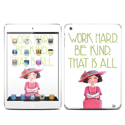 Apple iPad Mini Skin - Work Hard