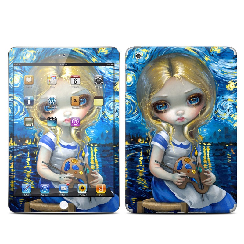 Apple iPad Mini Skin - Alice in a Van Gogh (Image 1)