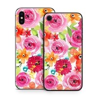Apple iPhone X Skin - Floral Pop