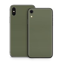 Apple iPhone X Skin - Solid State Olive Drab